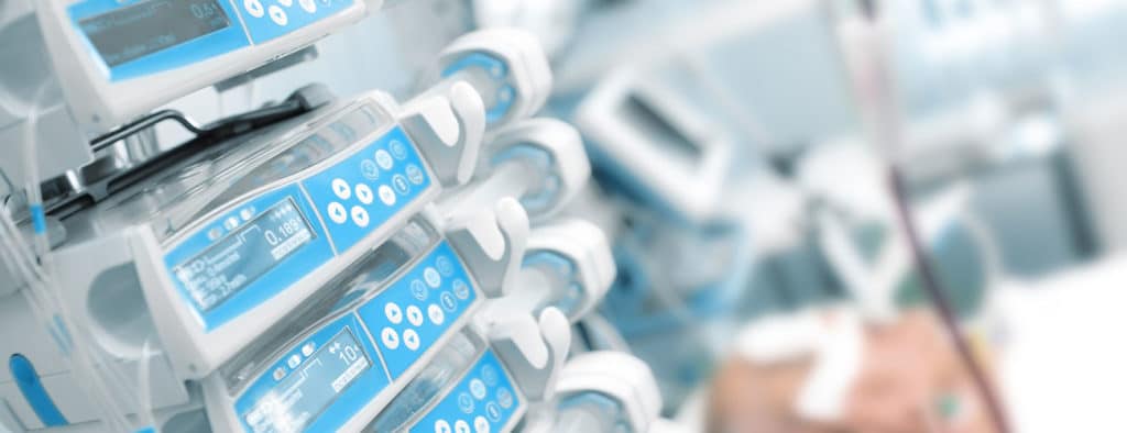 Infusion pumps in hospital