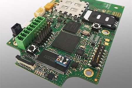 Assembled printed circuit board