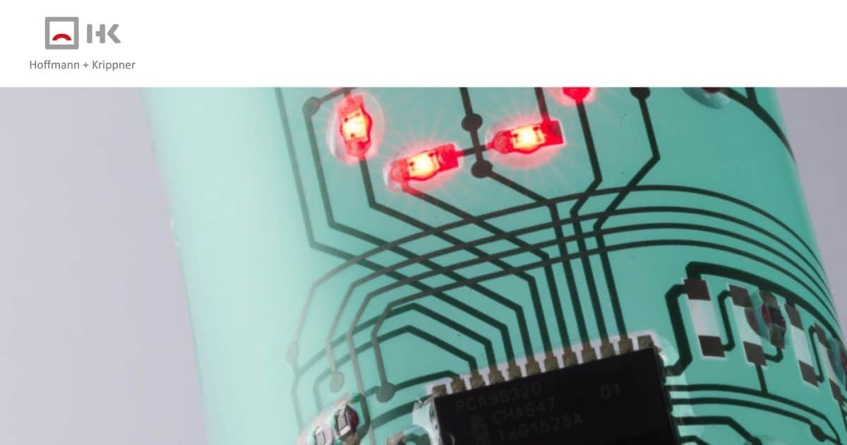 Printed Electronics flexible, thin, light Hoffmann + Krippner