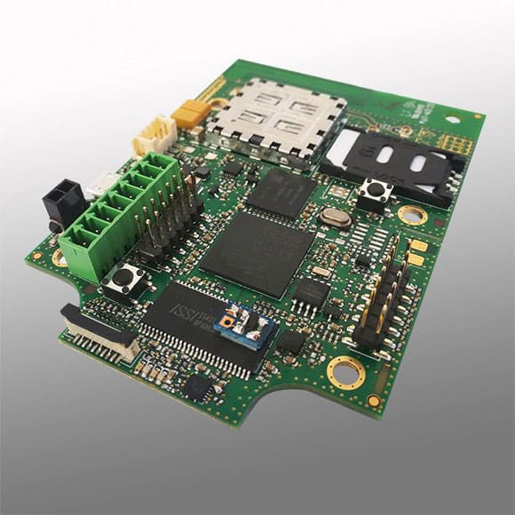 Assembled printed circuit board