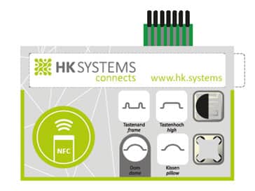 Membrane keypad with NFC technology