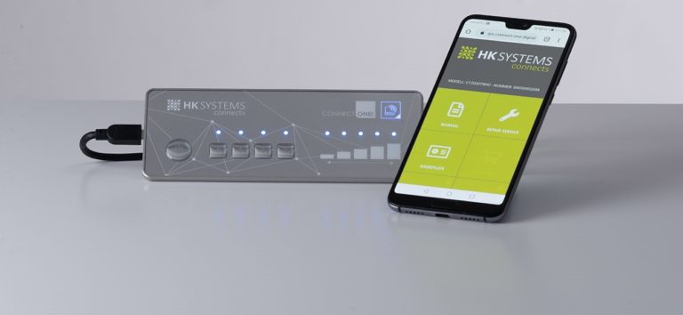 Hoffmann + Krippner control front with NFC technology and app