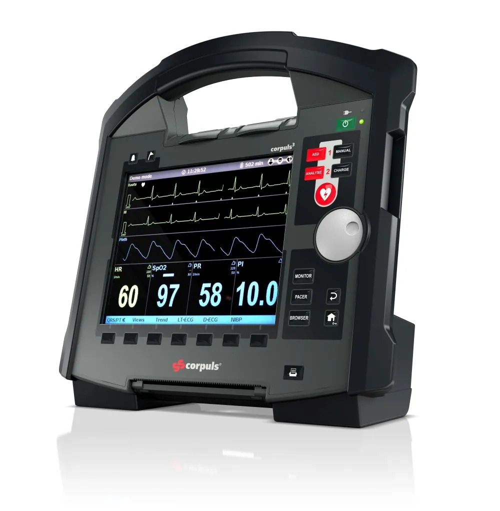 Hoffmann + Krippner - Membrane keypad in corpuls3t patient monitor