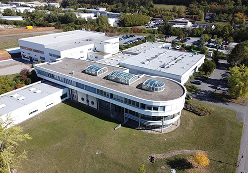 Aerial view of the Hoffmann + Krippner company building