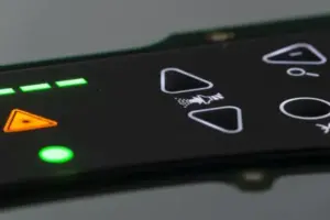 Illuminated membrane switch with SideLEDs